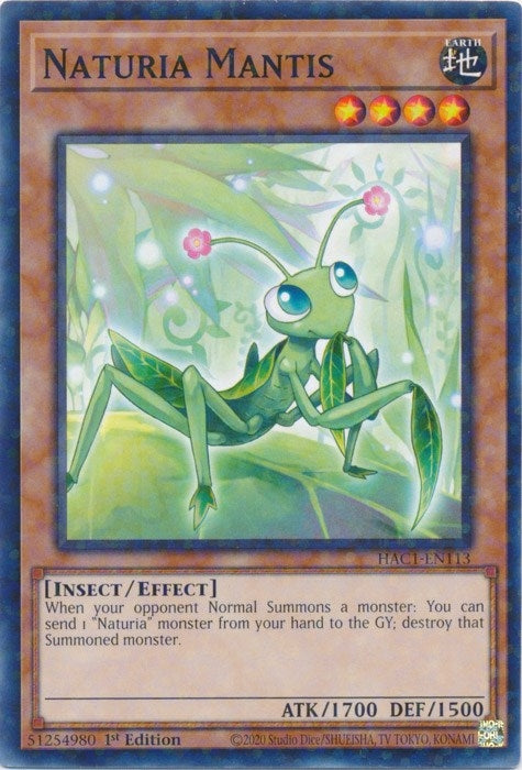 Naturia Mantis (Duel Terminal) (HAC1-EN113) (HAC1)