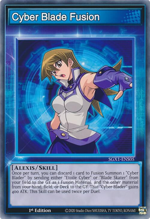 Image for Cyber Blade Fusion (SGX1-ENS05) - YuGiOh