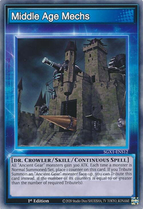 Image for Middle Age Mechs (SGX1-ENS12) - YuGiOh