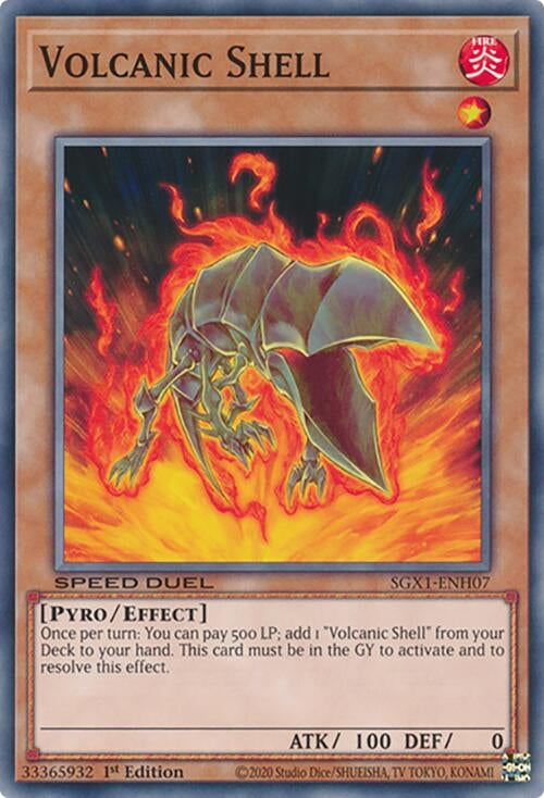 Image for Volcanic Shell (SGX1-ENH07) - YuGiOh
