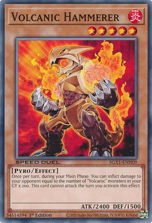 Image for Volcanic Hammerer (SGX1-ENH09) - YuGiOh