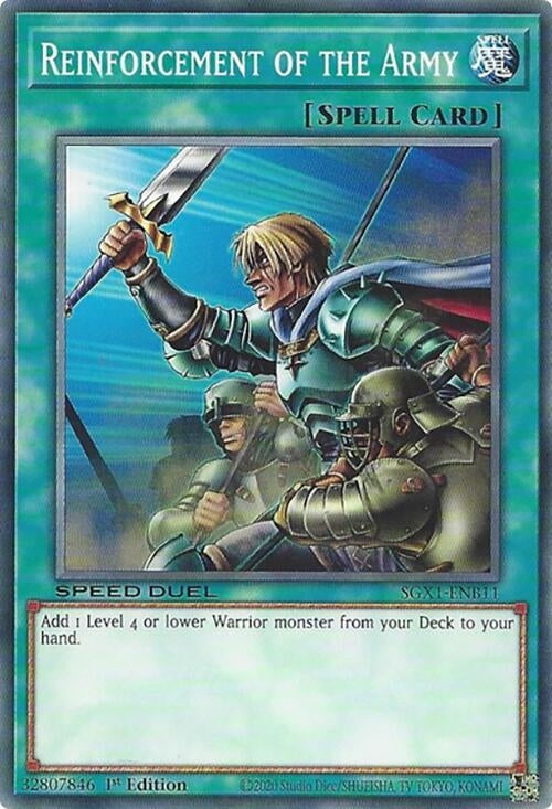 Image for Reinforcement of the Army (B) (SGX1-ENB11) - YuGiOh
