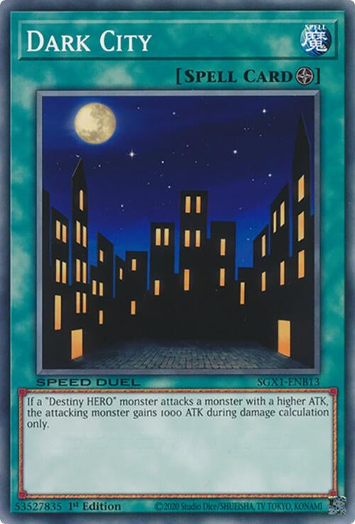 Image for Dark City (SGX1-ENB13) - YuGiOh