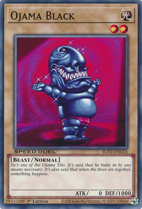 Image for Ojama Black (SGX1-ENC03) - YuGiOh