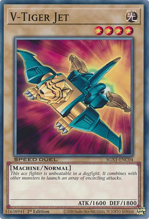 Image for V-Tiger Jet (SGX1-ENC04) - YuGiOh