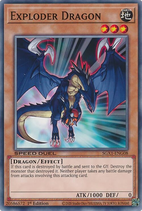 Image for Exploder Dragon (SGX1-ENG08) - YuGiOh