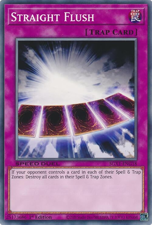 Image for Straight Flush (SGX1-ENG18) - YuGiOh