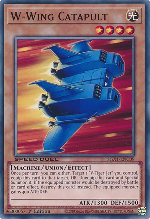 Image for W-Wing Catapult (SGX1-ENC09) - YuGiOh