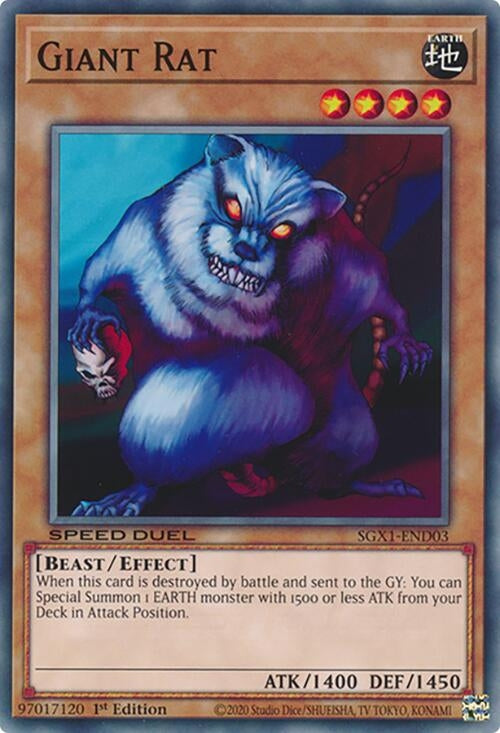 Image for Giant Rat (SGX1-END03) - YuGiOh