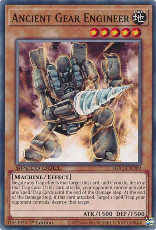 Image for Ancient Gear Engineer (SGX1-END09) - YuGiOh