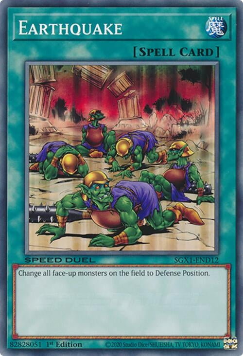 Image for Earthquake (SGX1-END12) - YuGiOh