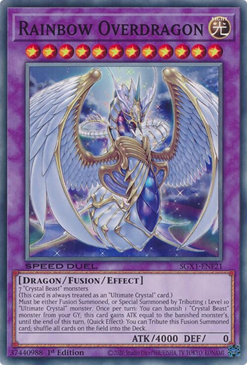 Image for Rainbow Overdragon (SGX1-ENF21) - YuGiOh