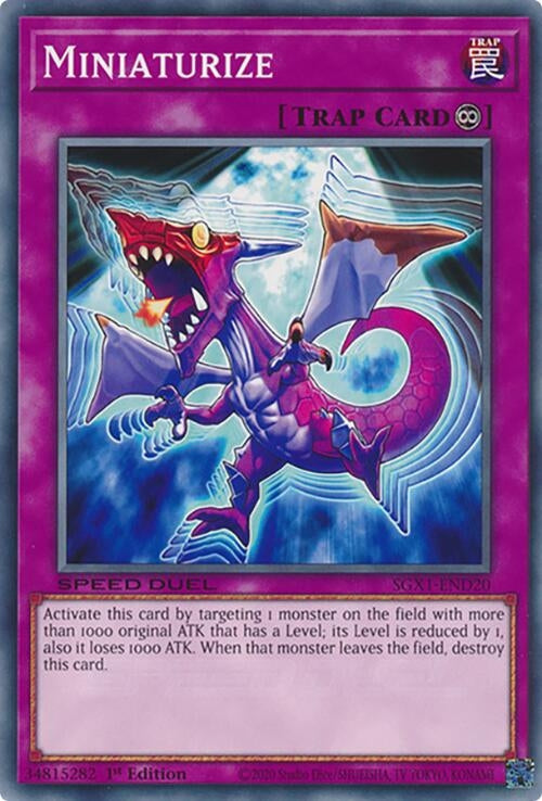 Image for Miniaturize (SGX1-END20) - YuGiOh