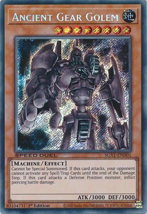 Image for Ancient Gear Golem (Secret Rare) (SGX1-END01) - YuGiOh