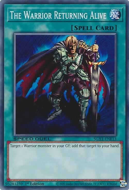 Image for The Warrior Returning Alive (SGX1-ENE13) - YuGiOh