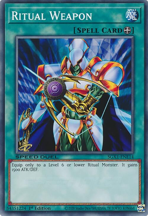 Image for Ritual Weapon (SGX1-ENE14) - YuGiOh