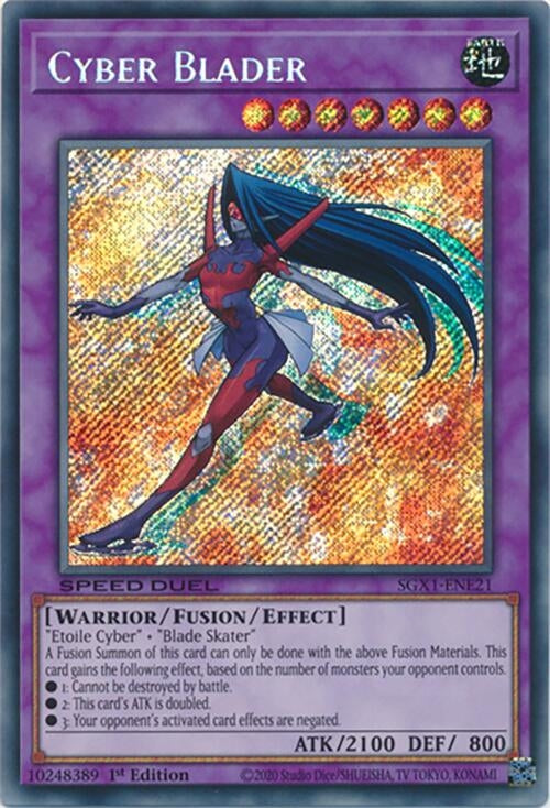 Image for Cyber Blader (Secret Rare) (SGX1-ENE21) - YuGiOh