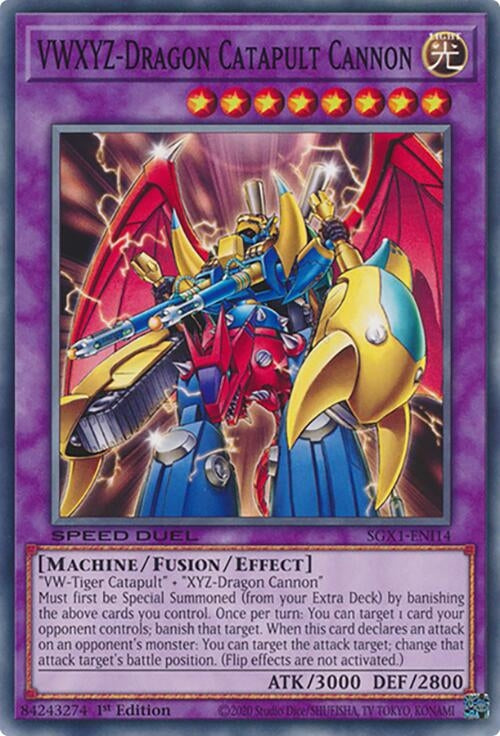 Image for VWXYZ-Dragon Catapult Cannon (SGX1-ENI14) - YuGiOh
