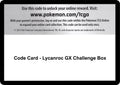 Image for Code Card - Lycanroc GX Challenge Box (SM03) - Pokemon