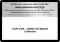Image for Code Card - Jolteon GX Special Collection (SM8) - Pokemon