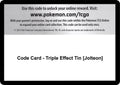 Image for Code Card - Triple Effect Tin [Jolteon] (SM02) - Pokemon