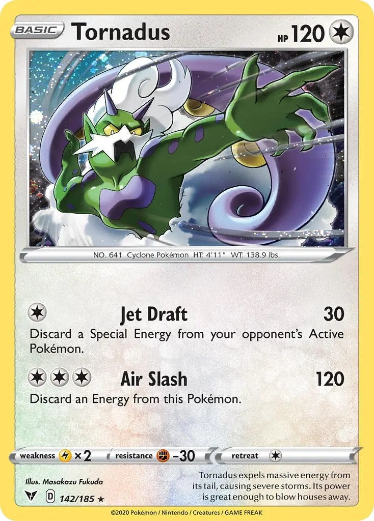 Image for Tornadus - 142/185 (Cosmos Holo) (142/185) (BLE) - Pokemon