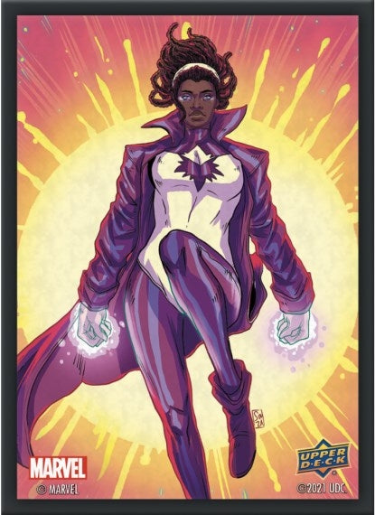 Image for Upper Deck Marvel Card Sleeves - Standard Matte - Spectrum Monica Rambeau (65-Pack) - Card Sleeves