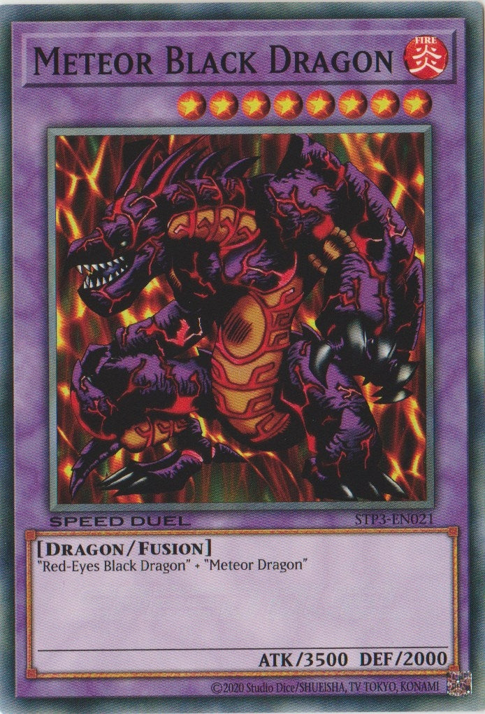 Image for Meteor Black Dragon (STP3-EN021) (STP3) - YuGiOh