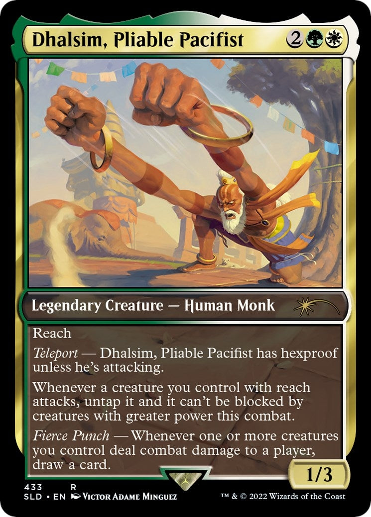 Image for Dhalsim, Pliable Pacifist (433) (Secret Lair Drop Series) - Magic: The Gathering
