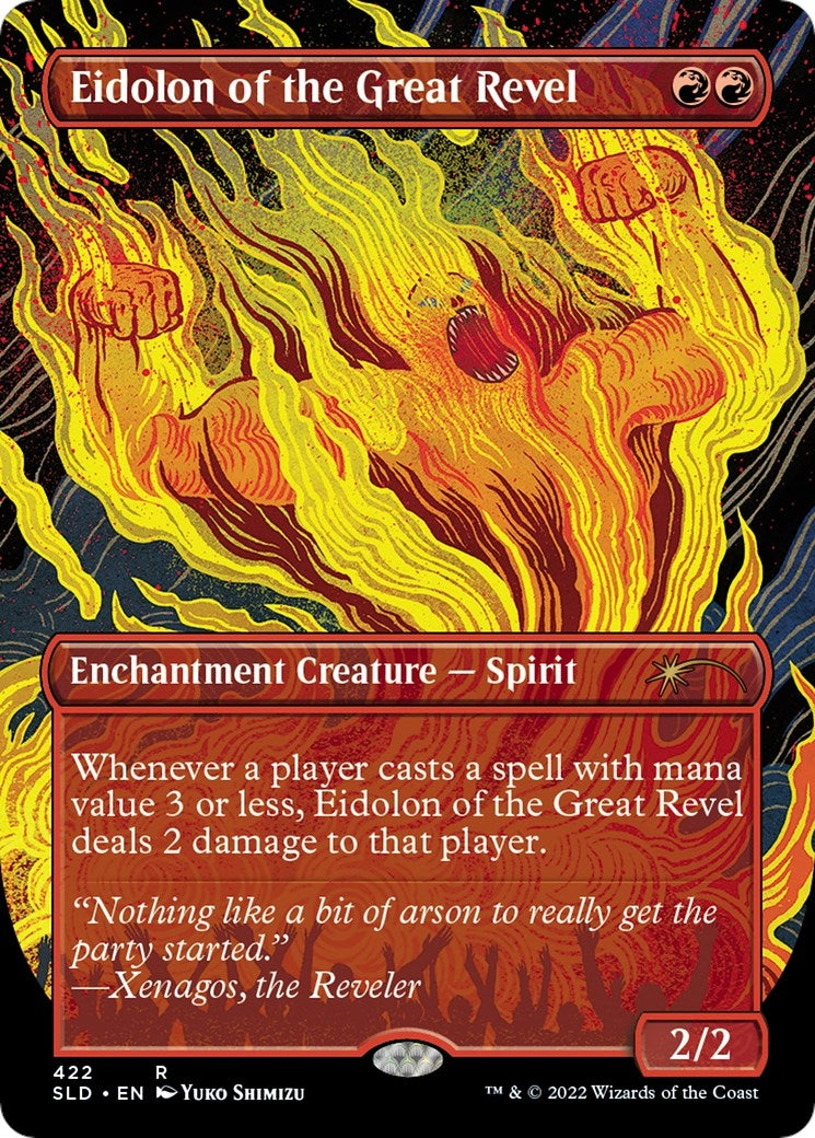 Image for Eidolon of the Great Revel (Borderless) (422) (Secret Lair Drop Series) - Magic: The Gathering