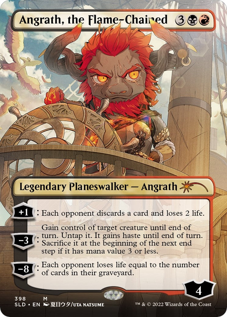 Image for Angrath, the Flame-Chained (Borderless) (398) (Secret Lair Drop Series) - Magic: The Gathering