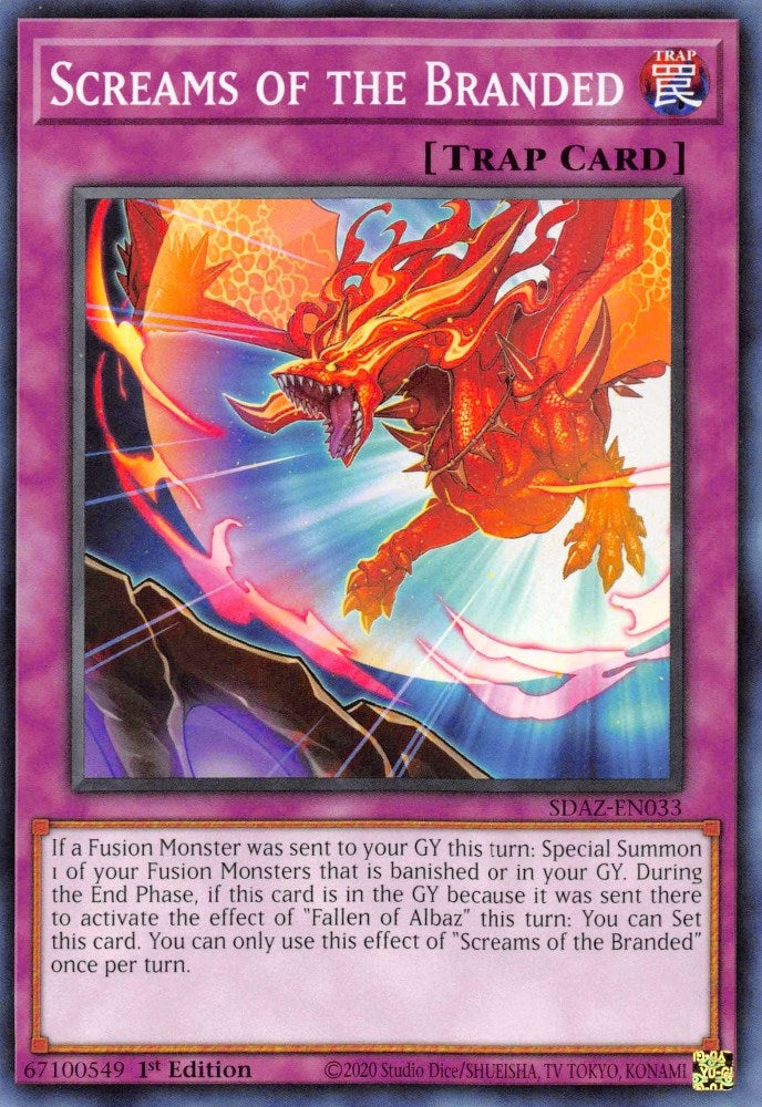 Image for Screams of the Branded (SDAZ-EN033) (SDAZ) - YuGiOh
