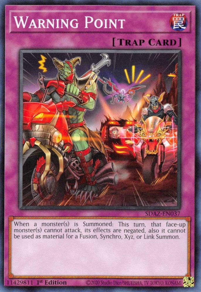 Image for Warning Point (SDAZ-EN037) (SDAZ) - YuGiOh