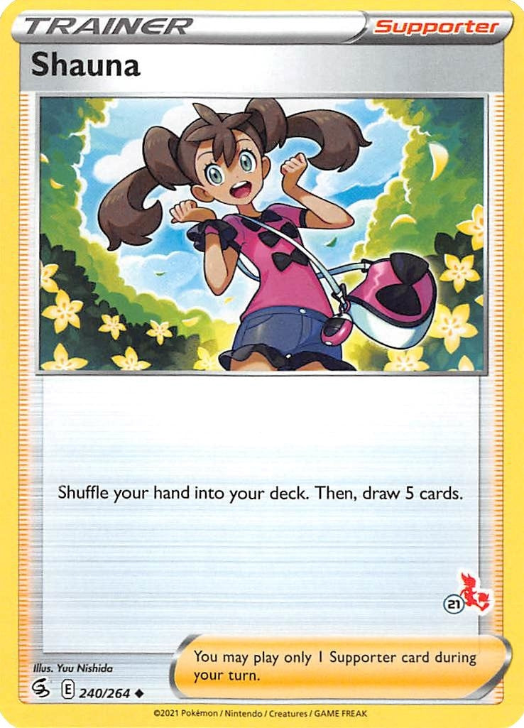 Image for Shauna - 240/264 (#21 Cinderace Stamped) (240/264) (BA22) - Pokemon