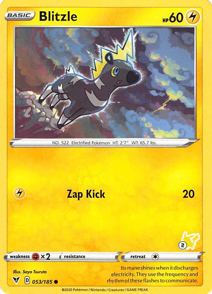 Image for Blitzle - 053/185 (#2 Pikachu Stamped) (053/185) (BA22) - Pokemon