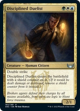 Image for Disciplined Duelist (182) (Streets of New Capenna) - Magic: The Gathering