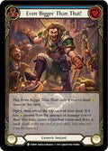 Image for Even Bigger Than That! (Blue) - FAB060 (FAB060) (Flesh and Blood: Promo Cards) - Flesh and Blood TCG