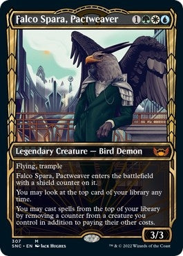 Image for Falco Spara, Pactweaver (Showcase) (307) (Streets of New Capenna) - Magic: The Gathering