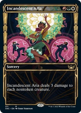 Image for Incandescent Aria (Showcase) (311) (Streets of New Capenna) - Magic: The Gathering
