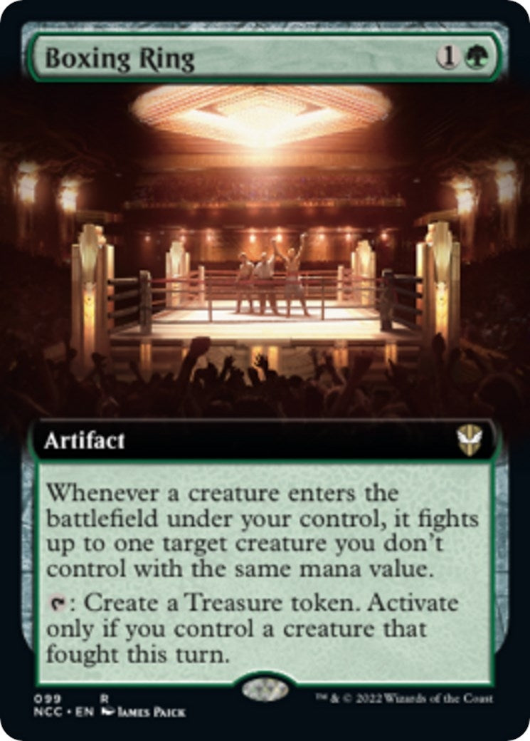 Image for Boxing Ring (Extended Art) (99) (Streets of New Capenna) - Magic: The Gathering