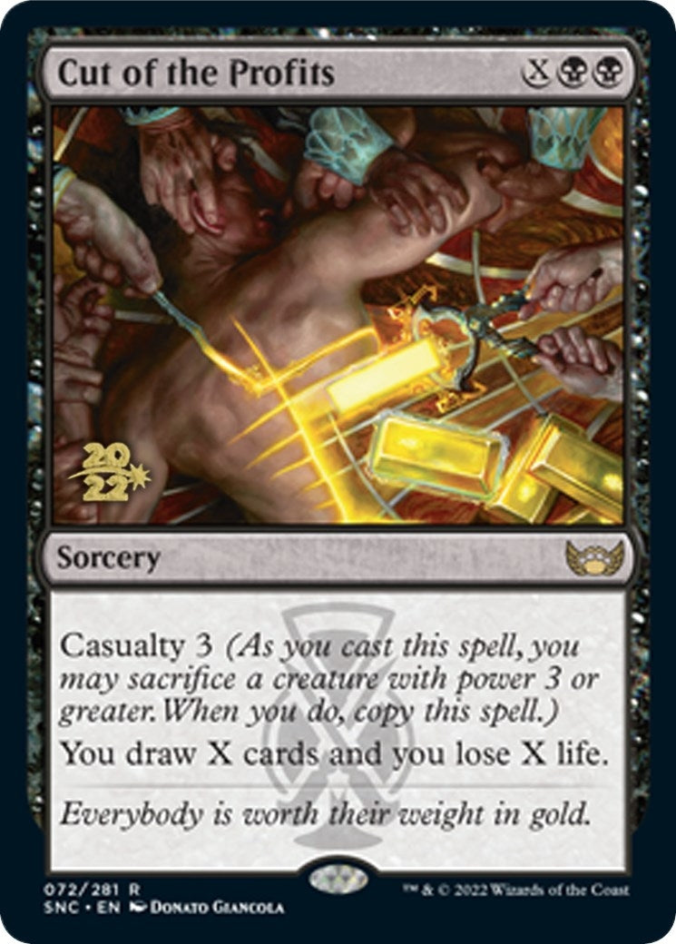 Image for Cut of the Profits (72) (Prerelease Cards) - Magic: The Gathering