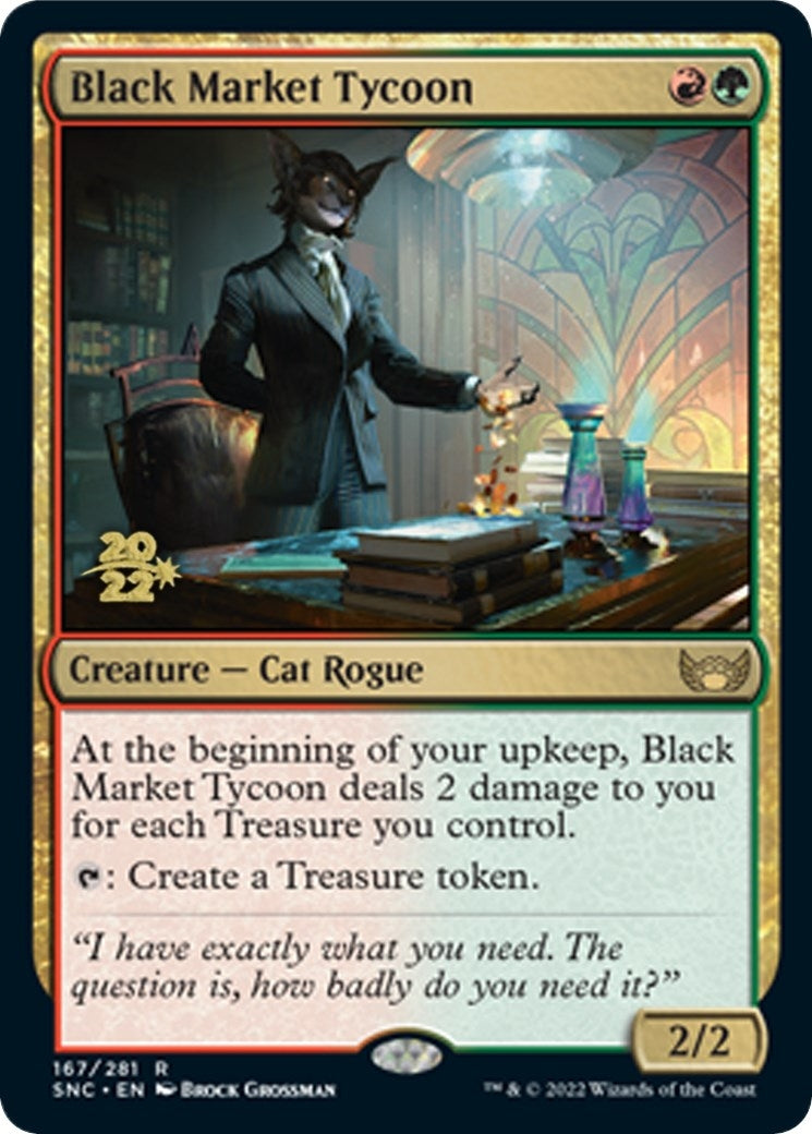 Image for Black Market Tycoon (167) (Prerelease Cards) - Magic: The Gathering