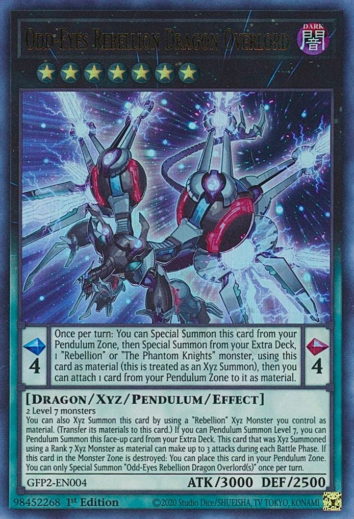 Image for Odd-Eyes Rebellion Dragon Overlord (GFP2-EN004) (GFP2) - YuGiOh