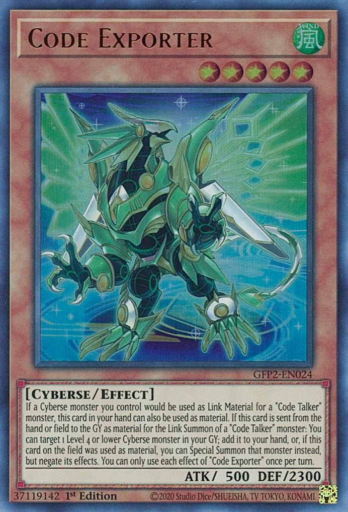 Image for Code Exporter (GFP2-EN024) (GFP2) - YuGiOh