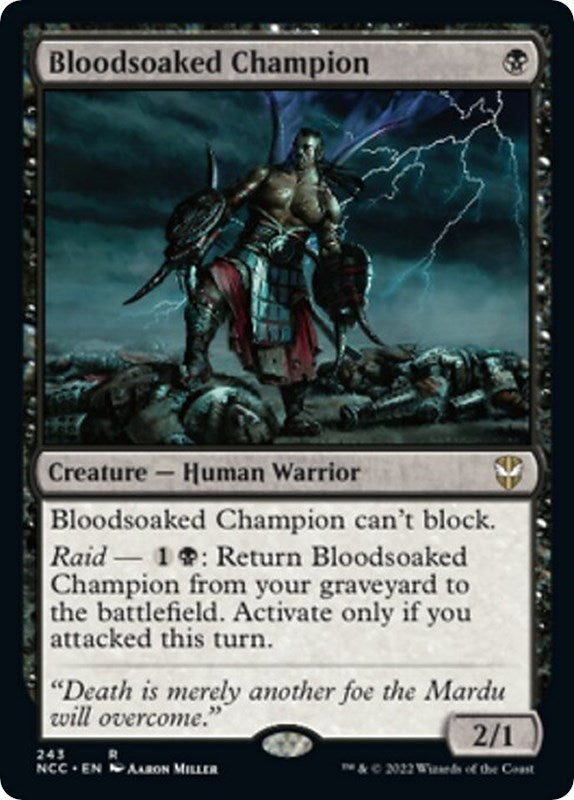 Image for Bloodsoaked Champion (243) (Streets of New Capenna) - Magic: The Gathering