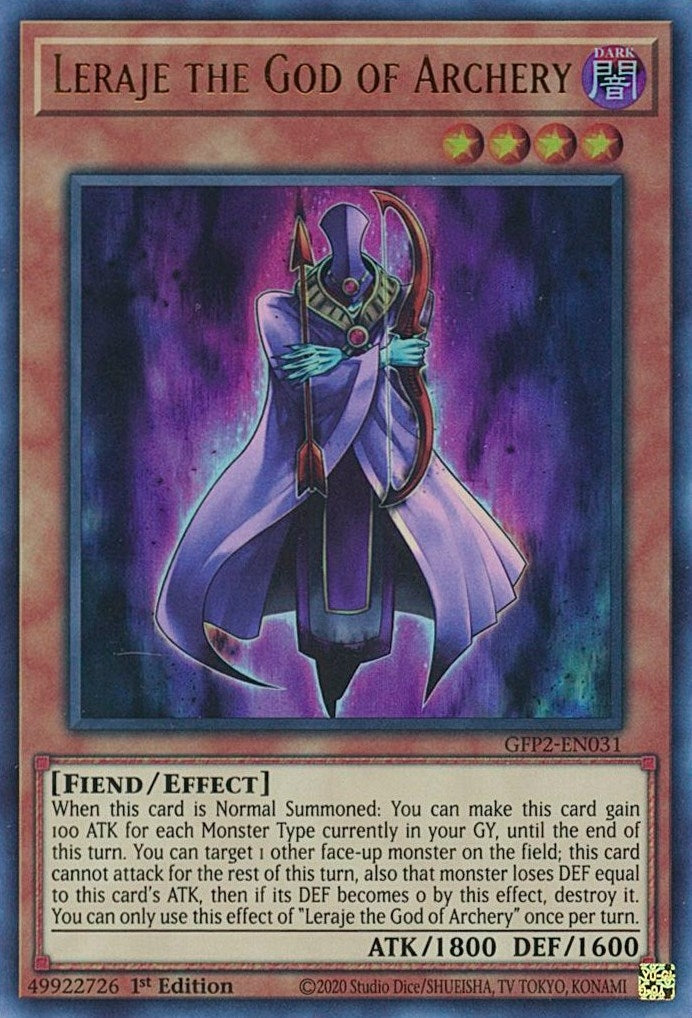 Image for Leraje the God of Archery (GFP2-EN031) (GFP2) - YuGiOh