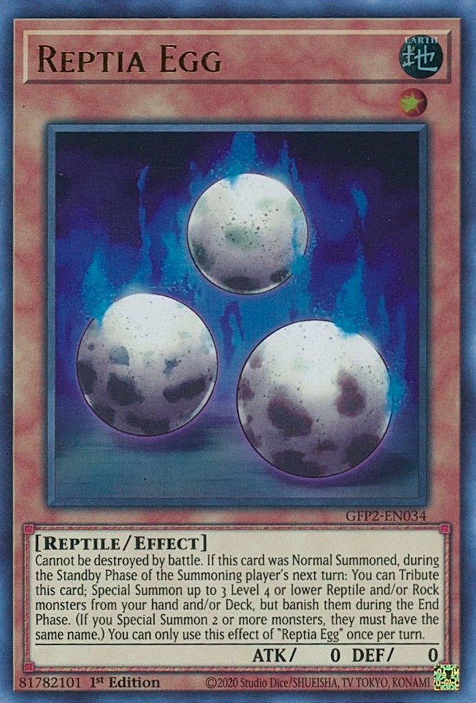 Image for Reptia Egg (GFP2-EN034) (GFP2) - YuGiOh