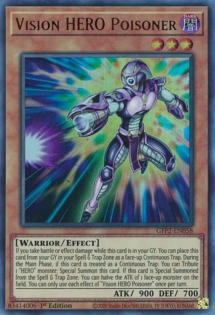 Image for Vision HERO Poisoner (GFP2-EN058) (GFP2) - YuGiOh