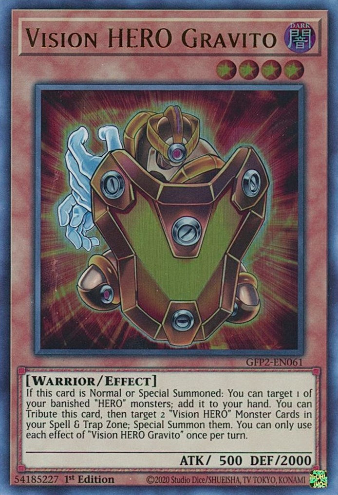 Image for Vision HERO Gravito (GFP2-EN061) (GFP2) - YuGiOh