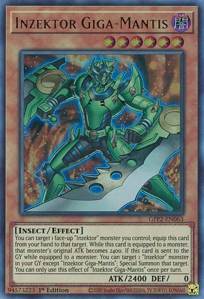 Image for Inzektor Giga-Mantis (GFP2-EN063) (GFP2) - YuGiOh